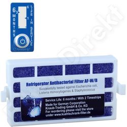 Alternativ 2 Antibakterien Filter AF-W/B kompatibel mit Whirlpool / Bauknecht