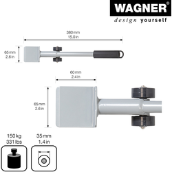 Wagner Transport aid lifter 380 mm 150 kg hard