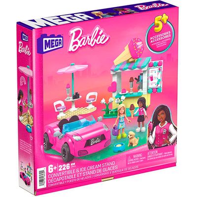 Mega Construx Barbie Cabrio & Eisstand (225Teile)