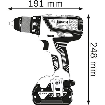 Bosch Professional Bosch 3tool kit+1x PC18V 8.0+1xPC4.0+GAL1880CV Bild 3