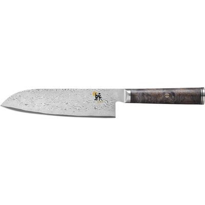 MIYABI 5000MCD 67 BLACK Santoku, 180 mm