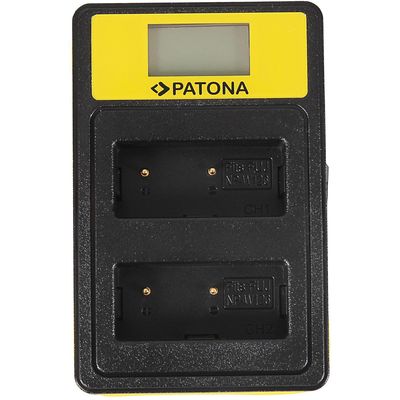 Patona Ladegerät Smart Dual LCD USB Fujifilm NP-W126 Bild 2