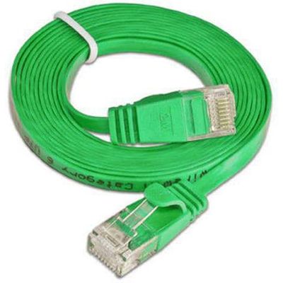 SLIM câble patch Cat 6, UTP, 15 m, vert Bild 4