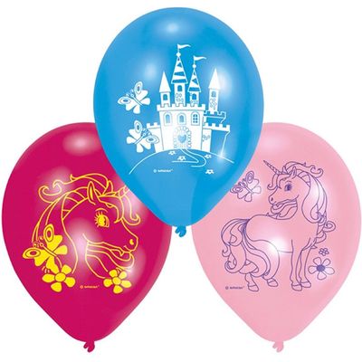 Amscan 6 balloons unicorn 22.8cm