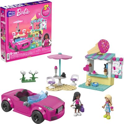 Mega Construx Barbie Convertible &amp; Ice Cream Parlor (225Pieces) Bild 4