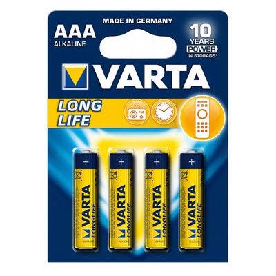 Varta Batterie Longlife 4xAAA LR03, Micro Bild 2