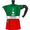 Bialetti Macchina per caffè espresso Moka Express verde rosso, 3 tazze thumb 1