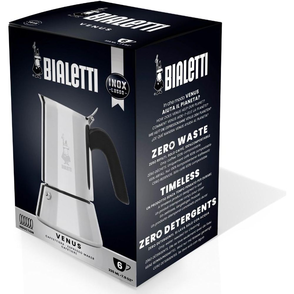 Bialetti Caffettiera a induzione New Venus 6 tazze 7255 - acquista su