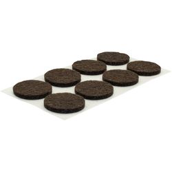 Wagner Felt gliders brown 30mm 12pcs self-adhesive