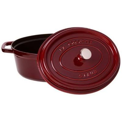 Staub Topf oval Vitamin Grenadine 6.5 lt., 33cm Bild 5