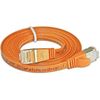 SLIM patchkabel  Cat 6, STP, 0.75 m, Orange