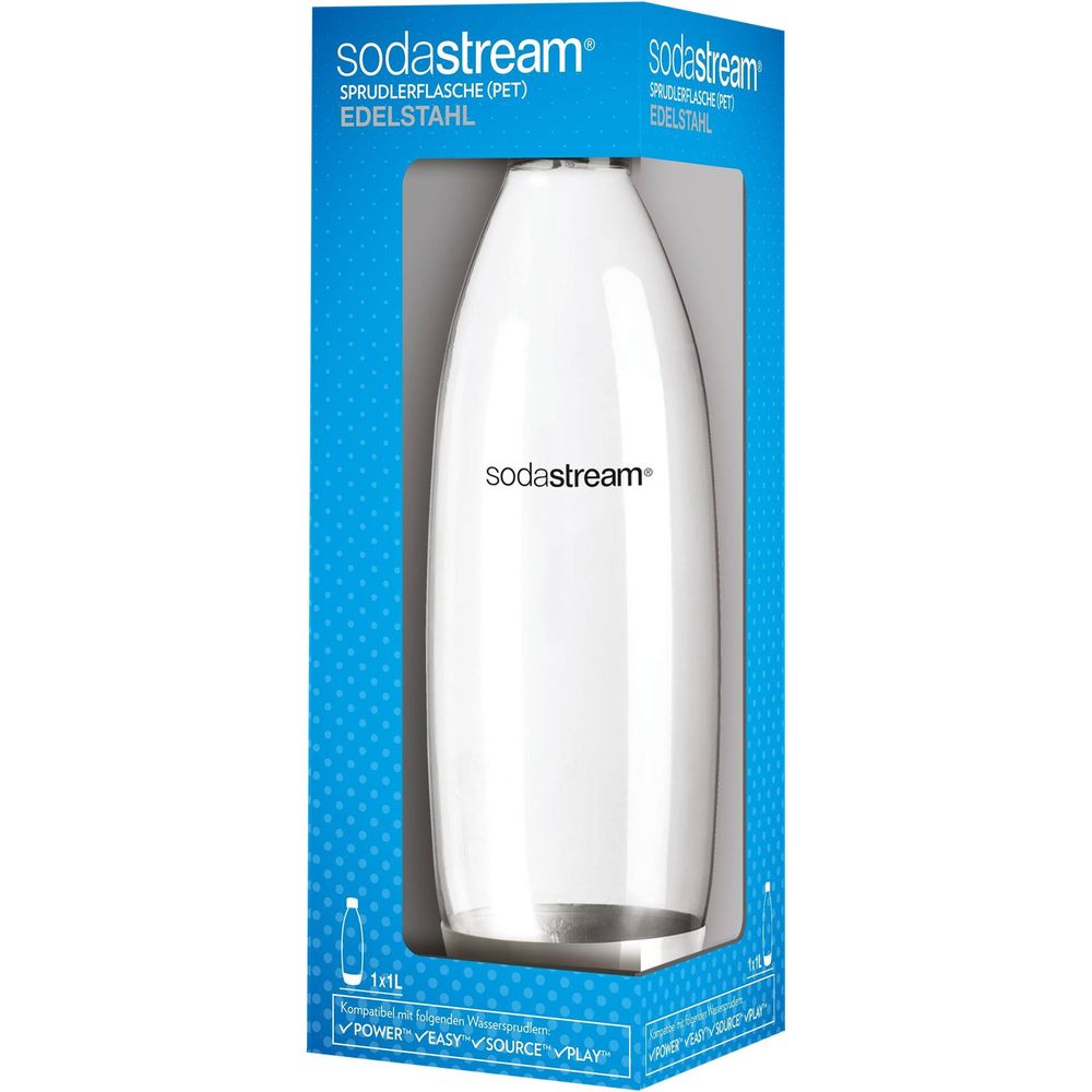 Botella Sodastream Metal Fuse Reutilizable Rosca 1 Litro