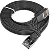 SLIM câble patch Cat 6, STP, 25 m, noir thumb 1