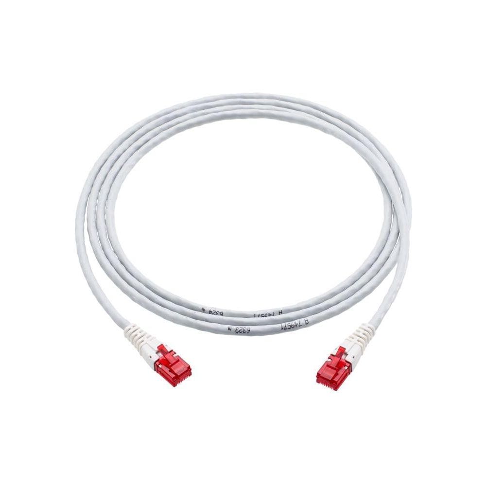 R&M Patchkabel Cat 6A, U/UTP, 5 m, Grau Bild 1