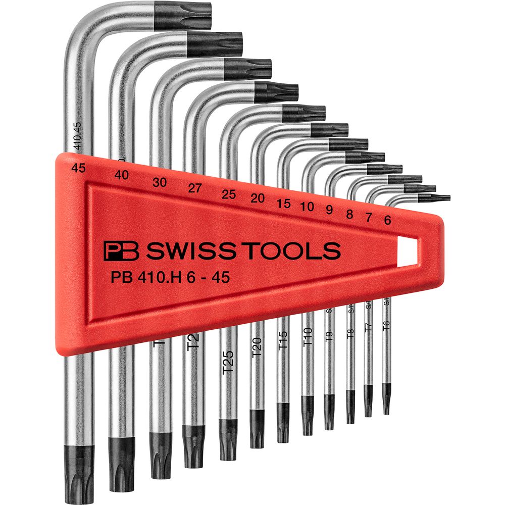 PB Swiss Tools Winkelstiftschlüssel-Set Torx® PB 410.H 6-45 Bild 1