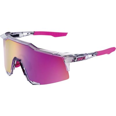 100percent Lunettes Speedccraft -Polished Translucent Grey -Purple Multila