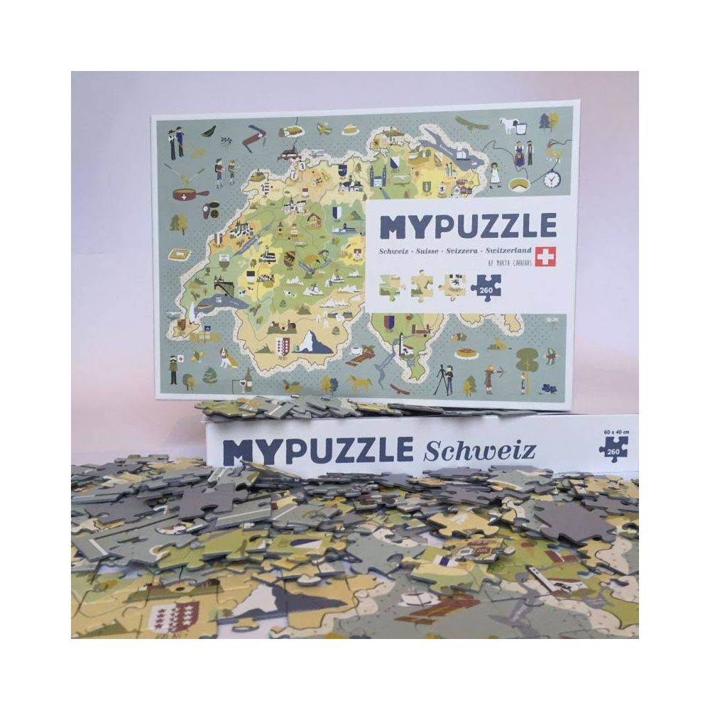 La Suisse en puzzles - Helvetiq