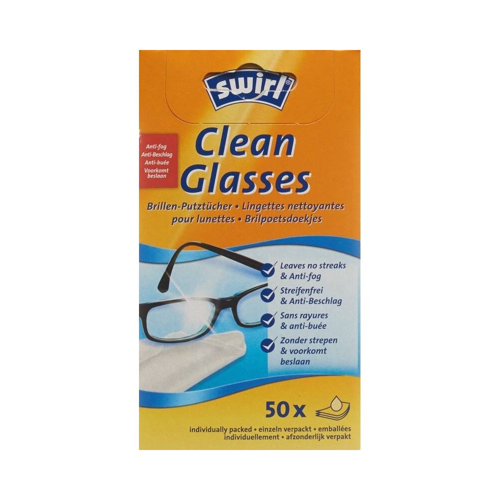 Panni per la pulizia dei bicchieri Swirl 50pz 172368 - Pulizia di alta  qualità da