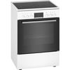 Bosch HKR39I120 Cuisinière électrique indépendante 60 cm blanc