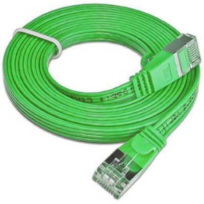 SLIM câble patch Cat 6, STP, 7.5 m, vert Bild 4