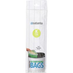 Brabantia Sac poubelle K 10 litres rouleau de 10 pièces 36 49 83