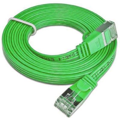 SLIM câble patch Cat 6, STP, 20 m, vert Bild 4