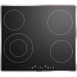 Beko Piano di cottura in vetroceramica Grundig GIEV 613420 E, con struttura in acciaio inox