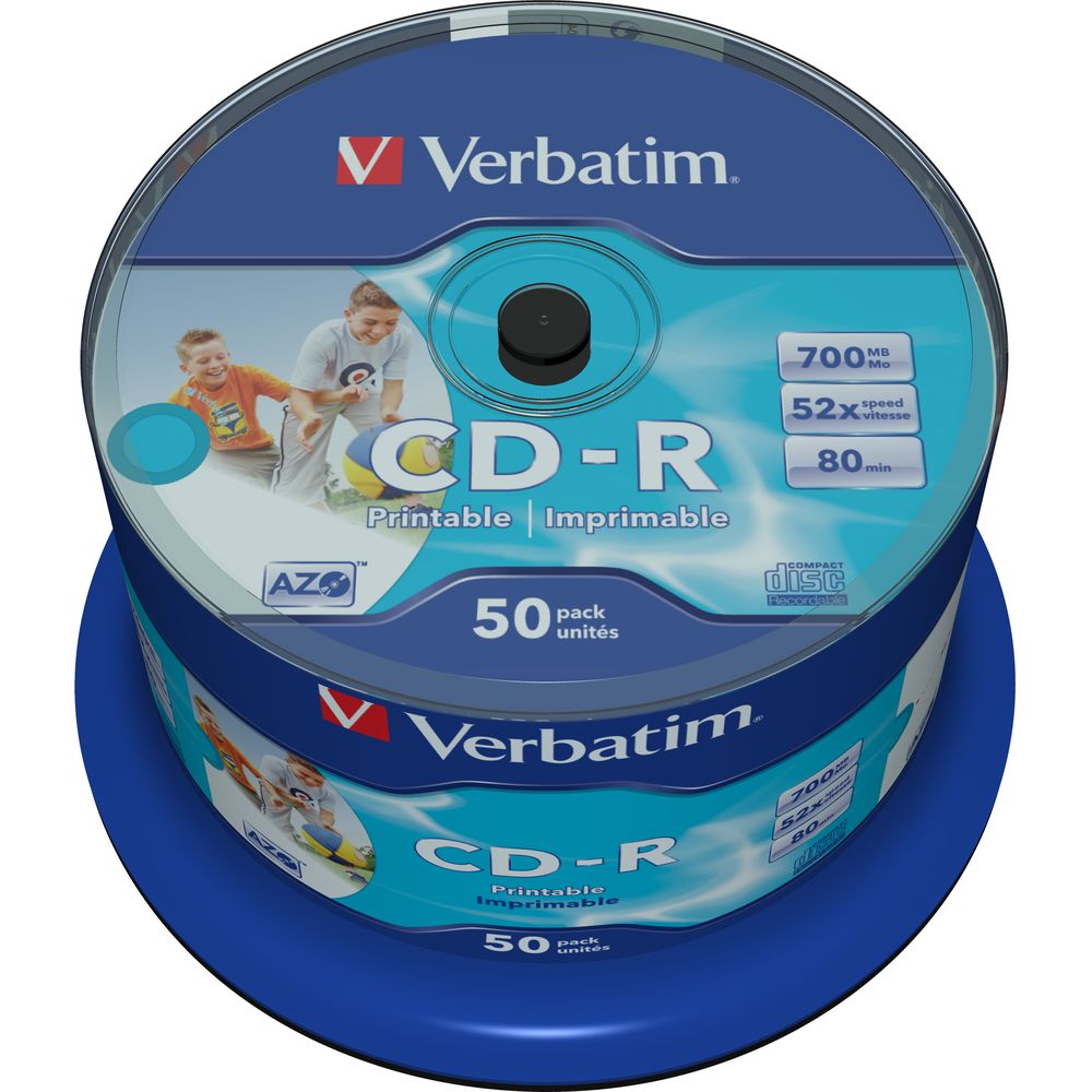 Verbatim CD-R 700 MB, mandrino (50 pezzi) Bild 1