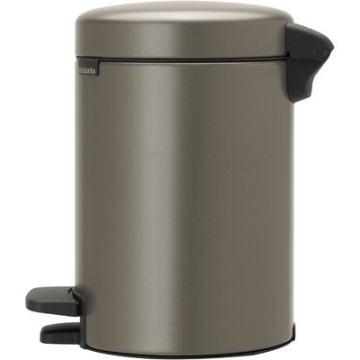 Brabantia Pattumiera a pedale platino NewIcon 5 litri 11 26 83 - acquista  su