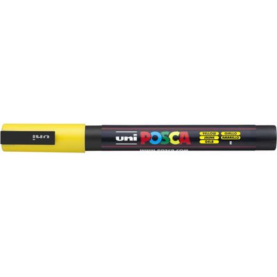 Uni Marker POSCA 0.9-1.3 mm yellow Bild 2