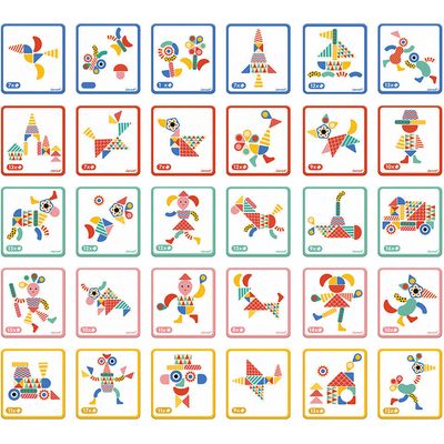 Janod Livre magnétique Moduloform 43 aimants et 30 cartes Bild 2