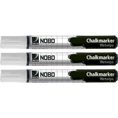 Nobo Boardmarker 3 pieces white Bild 2