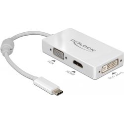 Delock multiadapter 63924 usb-c - dvi-d/hdmi/vga