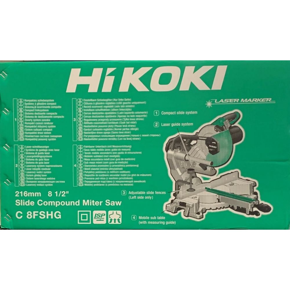 HiKOKI C10RJWAZ Sega circolare da tavolo da 1.500 watt 255 mm con sottotavolo Bild 1