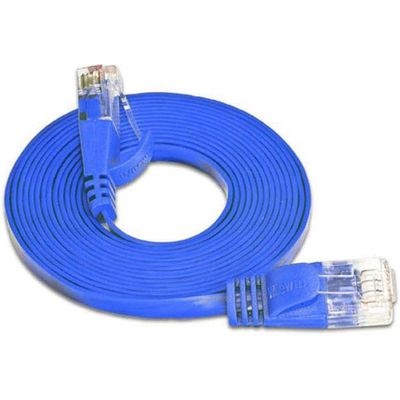 SLIM patchkabel Cat 6, UTP, 2 m, Blau