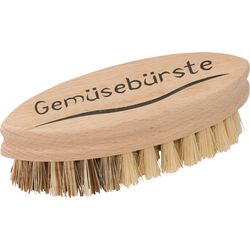 Bürstenhaus Redecker Gemüsebürste FibreUnion mit Aufdruck deutsch 13.5cm