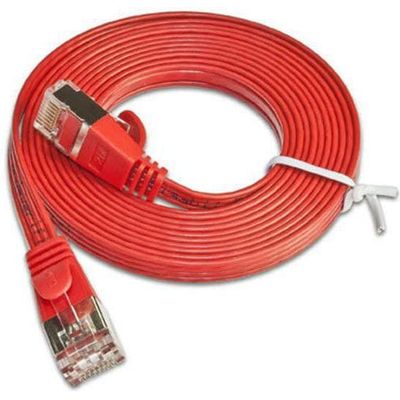 SLIM patchkabel  Cat 6, STP, 0.1 m, Rot Bild 4