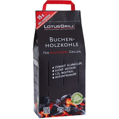 LotusGrill Hêtre anthracite 2,5kg LK-2500