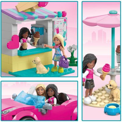 Mega Construx Barbie Convertible &amp; Ice Cream Parlor (225Pieces) Bild 3