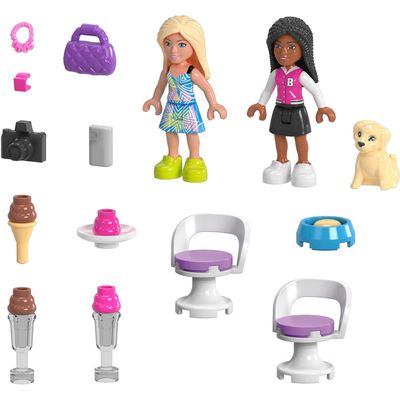 Mega Construx Barbie Convertible &amp; Ice Cream Parlor (225Pieces) Bild 2