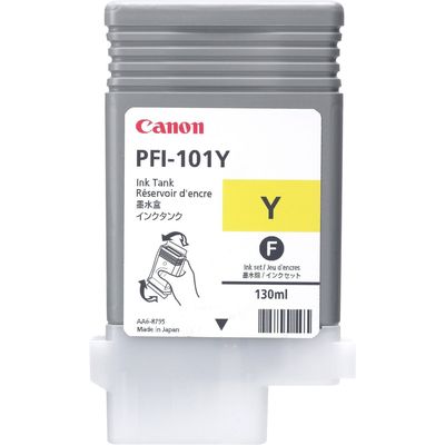 Canon PFI-101Y Original Yellow Ink Cartridge Bild 2