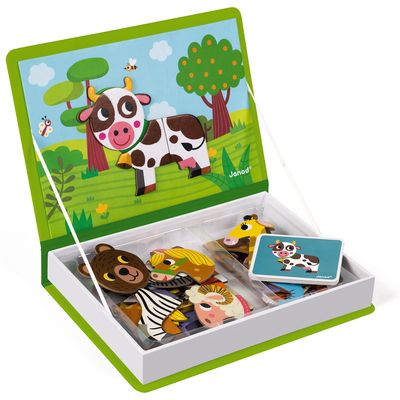 Janod Magnetic book animals 30 magnets and 10 cards Bild 3