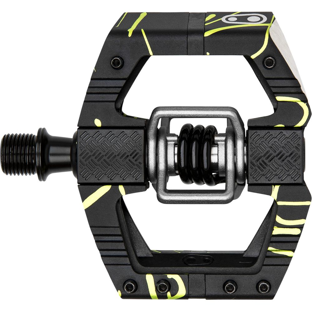 Crankbrothers Pedal Mallet E LS Splatter lime grün Bild 1