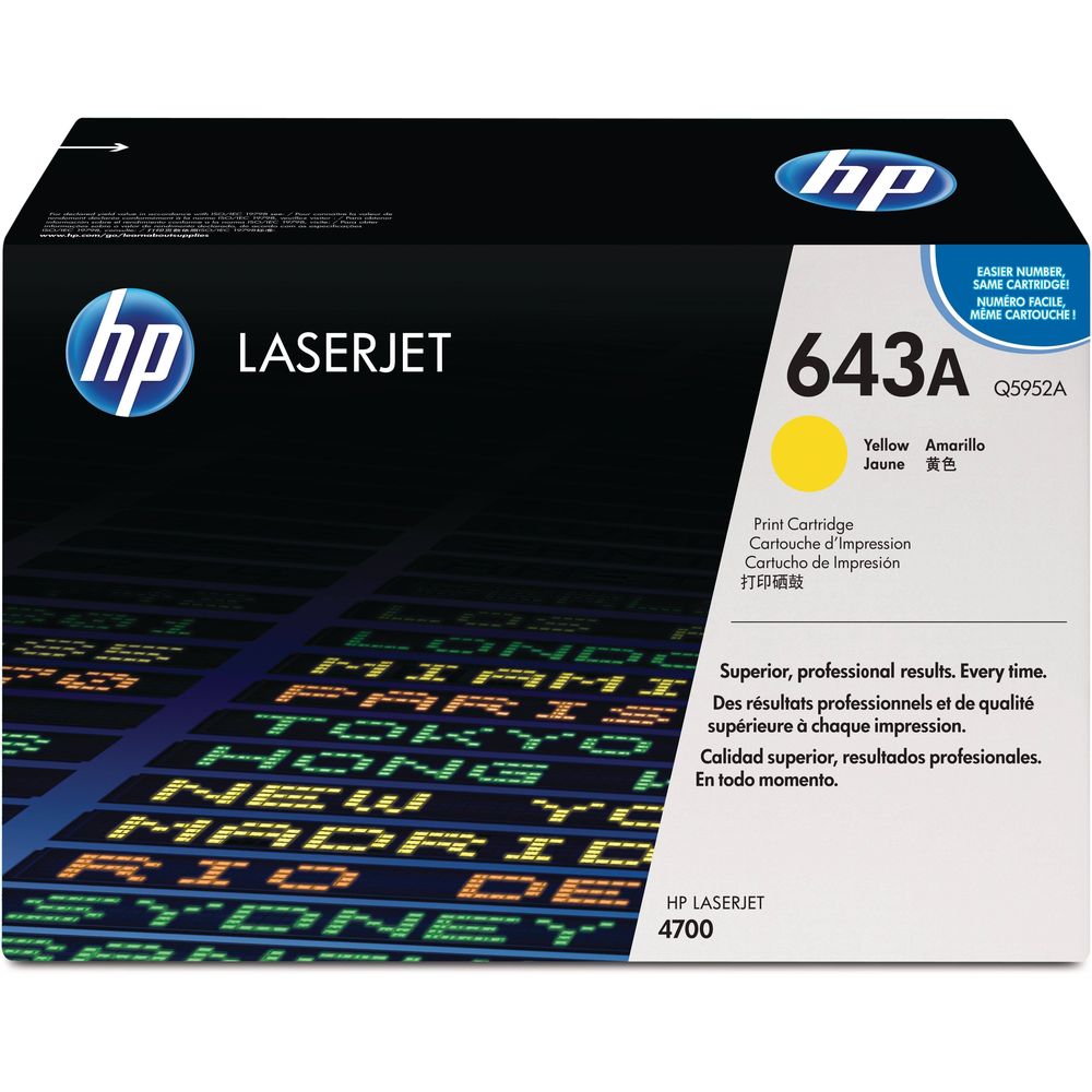 HP toner nr. 643a yellow q5952a Bild 1