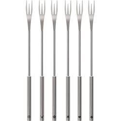 Kisag Fourchettes à fondue 2IN1 INOX set de 6 pour fondue à la viande et au fromage 25000-00