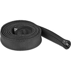 Delock Cable conduit 2 m x 30 mm, with zipper Black