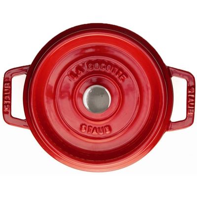 Staub Topf rund Vitamin Kirschrot 6.7 lt. 28cm Bild 5