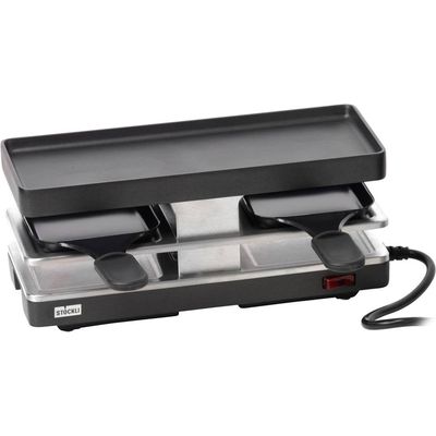 Stöckli Raclettegrill Twinboard Set anthrazit 0010.901 Bild 3