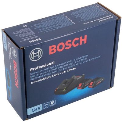 Bosch Starter kit batteria: 2 x ProCORE18 Volt, 4,0 Ah e GAL 18V-40 1600A01BA3 Bild 4