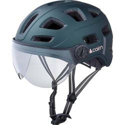 Cairn Helmet Quartz transparent Visor LED USB Dark Blue M